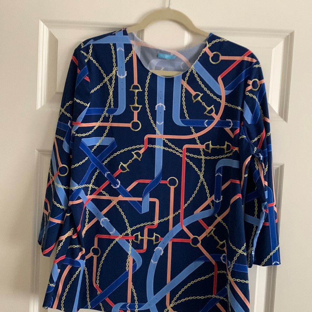 JMcLaughlin 3/4 sleeve tee crew neck classic fit